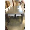 Image 1 : MOES FURNTIURE MODERN DINING TABLE AND 6 CHAIRS - RETAILS $2800