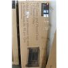 Image 1 : NEW IN BOX 54" GLASS DOOR WITH METAL AND WOOD FINISH TV STAND