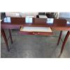 Image 3 : SOLID WOOD CHERRY FINISH 1 DRAWER SOFA TABLE