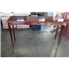 Image 1 : SOLID WOOD CHERRY FINISH 1 DRAWER SOFA TABLE