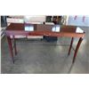 Image 2 : SOLID WOOD CHERRY FINISH 1 DRAWER SOFA TABLE