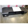 Image 2 : NEW BLACK MODERN ROLLING TV STAND WITH STORAGE AND GLASS SHELVES