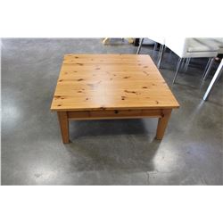 PINE 1 DRAWER COFFEE TABLE