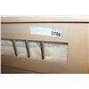 Image 2 : DOUBLE SIZE OFF WHITE MODERN BEDFAME COMPLETE WITH RAILS AND SLATS