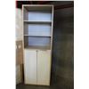 Image 1 : WHITE 6FT BOOKSHELF CUPBOARD