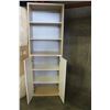 Image 2 : WHITE 6FT BOOKSHELF CUPBOARD