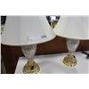 Image 2 : PAIR OF MODERN TABLE LAMPS WITH SHADE