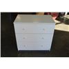 Image 1 : 3 DRAWER WHITE DRESSER