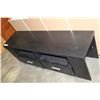 Image 1 : MODERN BLACK ENTERTAINMENT STAND
