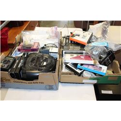 2 TRAYS OF ELECTRONICS