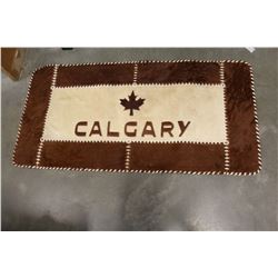 CALGARY COWHIDE STITCH MAT