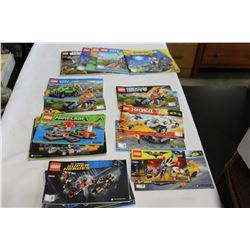25 LEGO INSTRUCTION MANUALS
