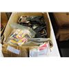 Image 1 : BOX OF CAP GUNS AND KEY LIGHTS