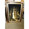 Image 1 : VINTAGE FRAMED VELVET PIRATE SHIP