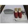 Image 1 : LADIES GUCCI SIZE 42 SHOES AND LV MAKEUP BAG