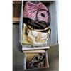 Image 2 : TOTE OF PURSES AND BOX OF PURSES AND SHOES
