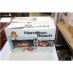 HAMILTON BEACH TOASTER OVEN