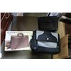 Image 3 : LOT OF SUIT CASES, AND BOX OF PLATES AND CHINA