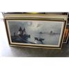 Image 1 : OIL ON CANVAS IN FRAME EASTERN BOAT SCENE