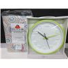 Image 1 : New Kitchen wall Clock & Tablecloth 60 x 120