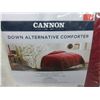 Image 1 : New TWIN Down Alternative Comforter super soft extra warm reverses to