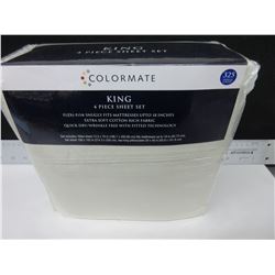 New KING 4 piece Sheet set