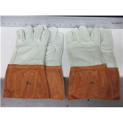 2 New pair of Welding Gloves mig/tig Top Grain soft Leather