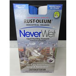 New Rust-Oleum Industrial NEVER WET liquid repelling treatment / prevents