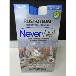 New Rust-Oleum Industrial NEVER WET liquid repelling treatment / prevents