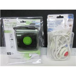 Woods Heavy duty Timer & Woods Foot switch power cord / Excellent for