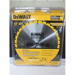 New DeWalt Carbide 12 inch 32 tooth General perpose Blade