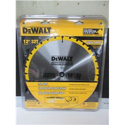 New DeWalt Carbide 12 inch 32 tooth General perpose Blade