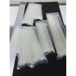 Huge New Lot of Cable/Zipties 100 per pack / 7 packs of 6 - 8 & 12 inch