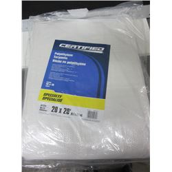 New Certified 20 x 20 ft Tarp / built in UV protection rust resistant grommets