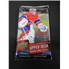 Image 1 : New Factory Sealed Upper Deck 2015/16 series one Hockey Cards 8 pack