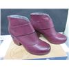 Image 1 : Women's JBU Jasper burgandy boots size 8.5