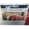 Image 1 : New FULL/QUEEN Down Alternative Comforter super soft reverses-sherpa