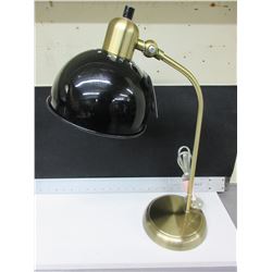 New Hometrends Black & Brass 20 inch Desk Lamp