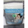 Image 1 : New King Heated Blanket Comfort Knit & Sherpa 2 controllers machine wash