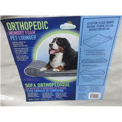 New Dog Bed Orthopedic Memory Foam Lounger 36 x 24 x 5"