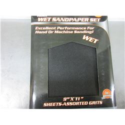 New 20 piece wet Sandpaper set / 60 - 100 - 150 - 240 grits