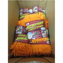 Box of 5 New Microfiber Chenille Sponge / 90,000 fibers per sq inch