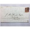 Image 1 : 1854 London Original Postmarked Handwritten Envelope and Letter
