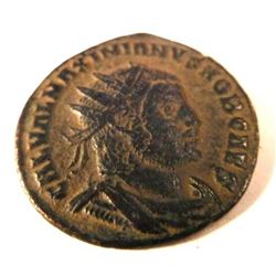 Bronze Coin of Maximian (286-305, 306-308, 310 A.D.)