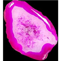 82.00 Ct S-45x32x7 Mm, Slice Onyx Druzy Gemstone Cabochon