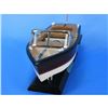 Image 8 : Wooden Chris Craft Runabout Model Speedboat 14"
