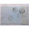 Image 2 : 1868 French Original Postmarked Handwritten Envelope with Letter