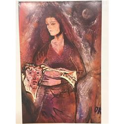 Oskar Kokoschka Vintage Limited Lithograph Postcard