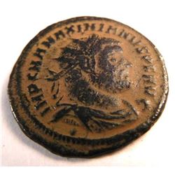 Bronze Coin of Maximian (286-305, 306-308, 310 A.D.)