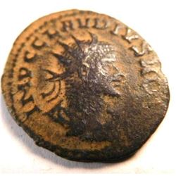 Bronze coin of Claudius II (253-268 A.D.)